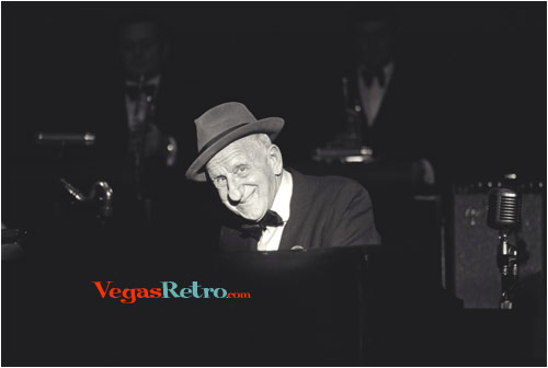 Photo of Jimmy Durante on Stage in Las Vegas