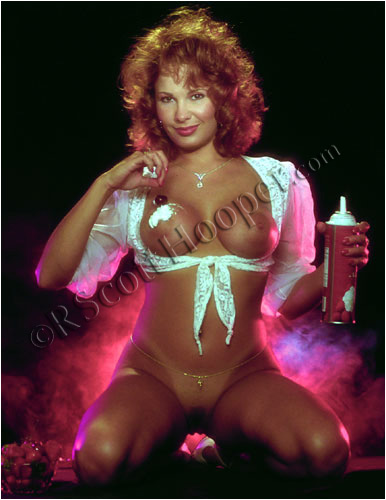 Image of nude girl with whipped cream