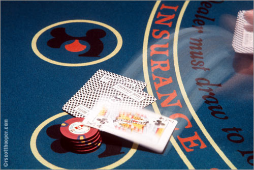 Photo of blackjack game in Las Vegas