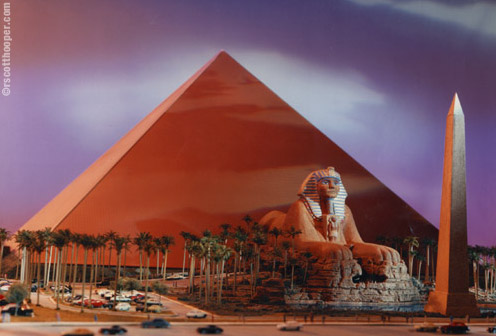 Photo of Luxor Hotel Architectual Model